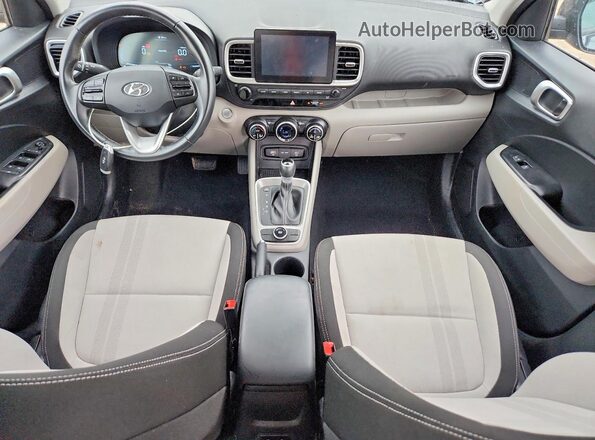 KMHRC8A37RU292883 2024 HYUNDAI VENUE Black Вид панелі приладів