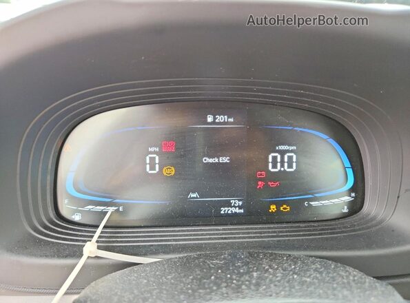 KMHRC8A37RU292883 2024 HYUNDAI VENUE Black Вид щитка приладів