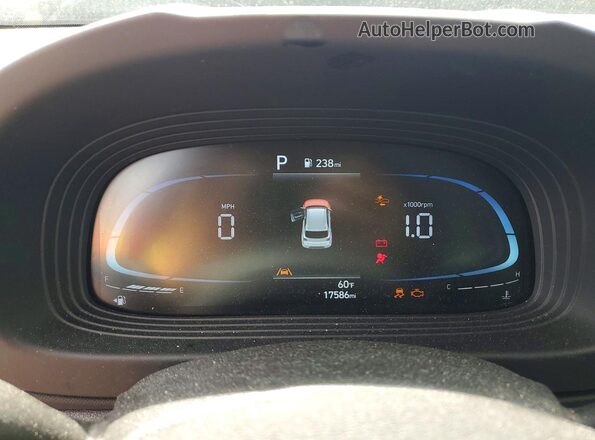 KMHRC8A37RU309357 2024 HYUNDAI VENUE Gray Vista del cuadro de instrumentos