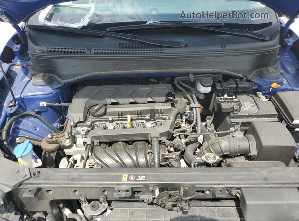 KMHRC8A38NU143165 2022 HYUNDAI VENUE Blue Widok komory silnika