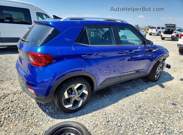 KMHRC8A38NU147314 2022 HYUNDAI VENUE Blue Trasero derecho