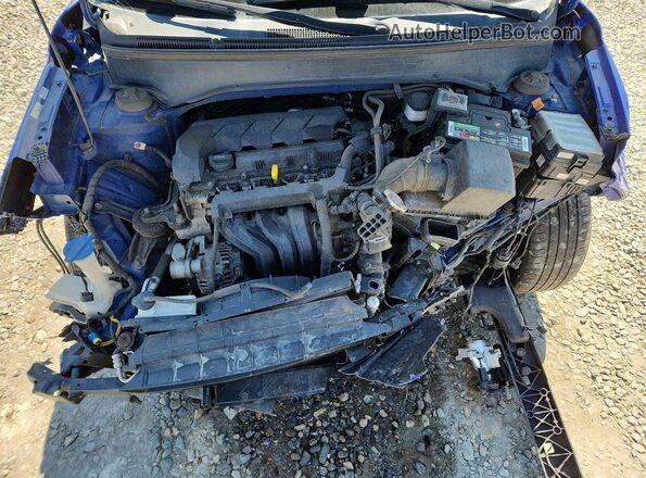 KMHRC8A38NU147314 2022 HYUNDAI VENUE Blue Vista del compartimento del motor