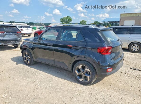 KMHRC8A38NU150343 2022 HYUNDAI VENUE Black Հետևի ձախ