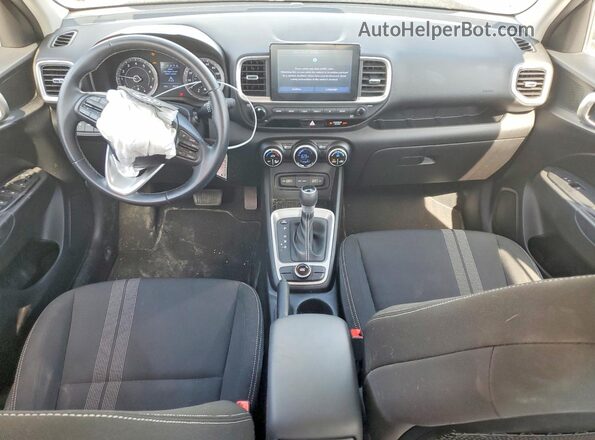 KMHRC8A38NU150343 2022 HYUNDAI VENUE Black Առջևի վահանակի տեսք
