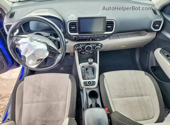 KMHRC8A38PU221852 2023 HYUNDAI VENUE Blue წინა პანელის ხედი