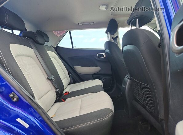 KMHRC8A38PU221852 2023 HYUNDAI VENUE Blue უკანა სალონის ხედი