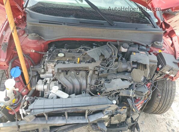 KMHRC8A38PU270419 2023 HYUNDAI VENUE Red Vista del compartimento del motor