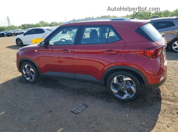 KMHRC8A38PU278567 2023 HYUNDAI VENUE Burgundy Հետևի ձախ