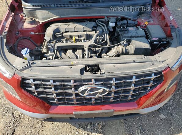 KMHRC8A38PU278567 2023 HYUNDAI VENUE Burgundy Շարժիչի բաժամունքի տեսք