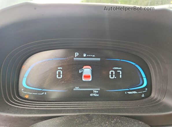 KMHRC8A38TU427697 2026 HYUNDAI VENUE Серый Вид щитка приборов