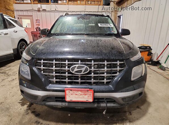 KMHRC8A39MU072931 2021 HYUNDAI VENUE Black წინა ხედი