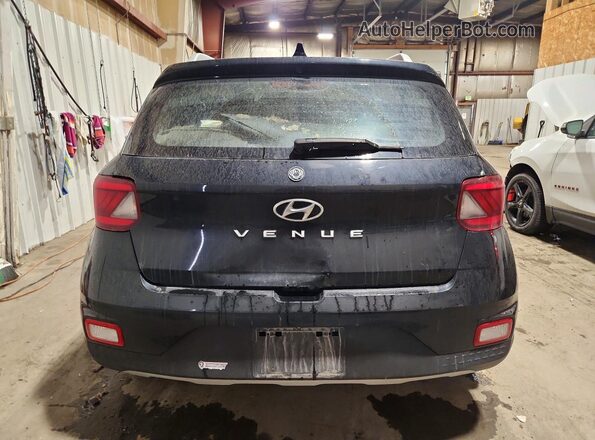 KMHRC8A39MU072931 2021 HYUNDAI VENUE Black უკანა ხედი