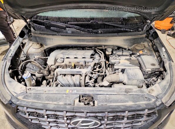 KMHRC8A39MU072931 2021 HYUNDAI VENUE Black უკანა სალონის ხედი