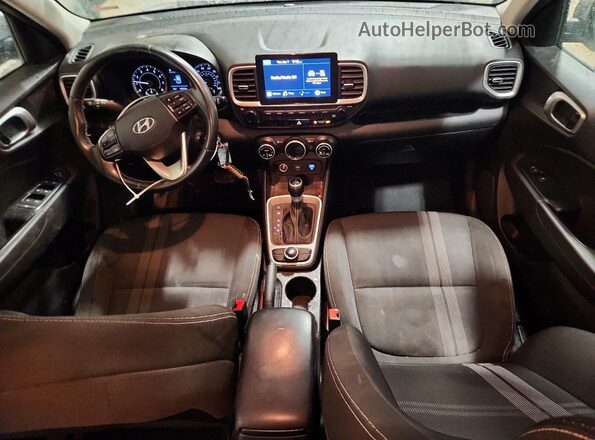 KMHRC8A39MU072931 2021 HYUNDAI VENUE Black წინა პანელის ხედი
