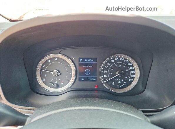 KMHRC8A39MU074095 2021 HYUNDAI VENUE Красный Вид щитка приборов