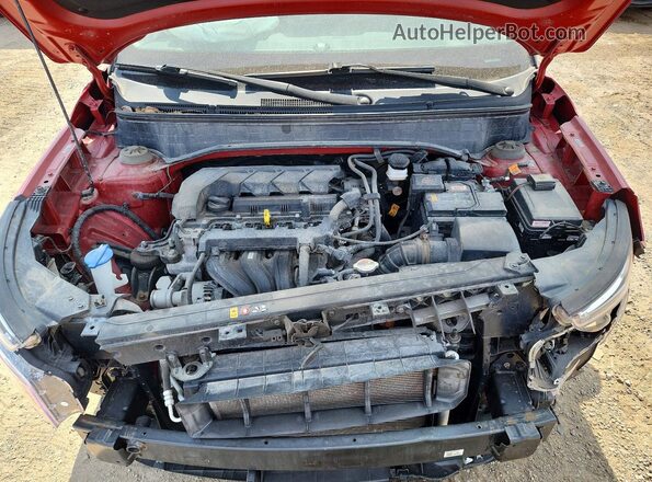 KMHRC8A39MU074095 2021 HYUNDAI VENUE Красный Вид подкапотного пространства