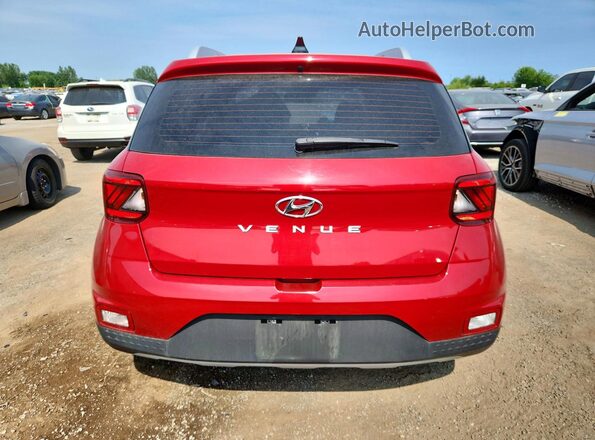KMHRC8A39MU074095 2021 HYUNDAI VENUE Красный Вид сзади