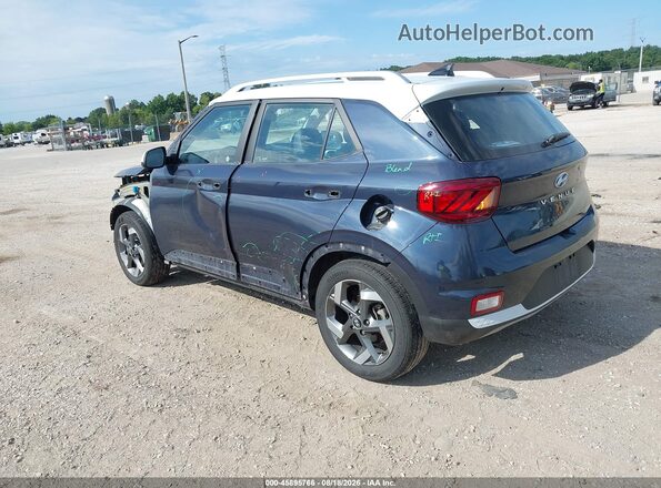 KMHRC8A39MU105040 2021 HYUNDAI VENUE Синий Задняя левая четверть