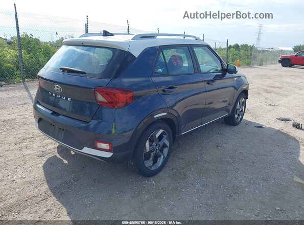 KMHRC8A39MU105040 2021 HYUNDAI VENUE Синий Задняя правая четверть