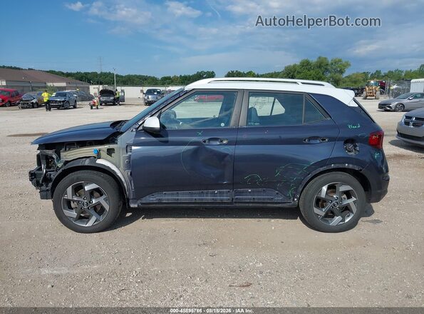 KMHRC8A39MU105040 2021 HYUNDAI VENUE Синий Панорамный вид салона 360°