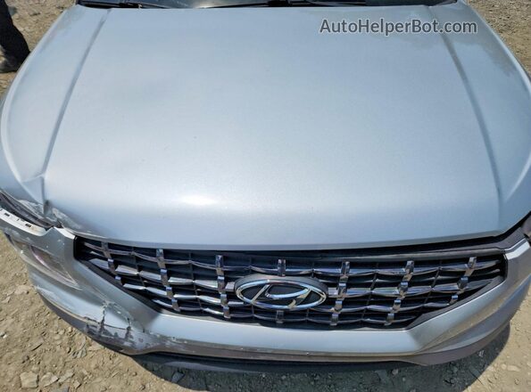 KMHRC8A39MU109718 2021 HYUNDAI VENUE Серебряный Вид задней части салона