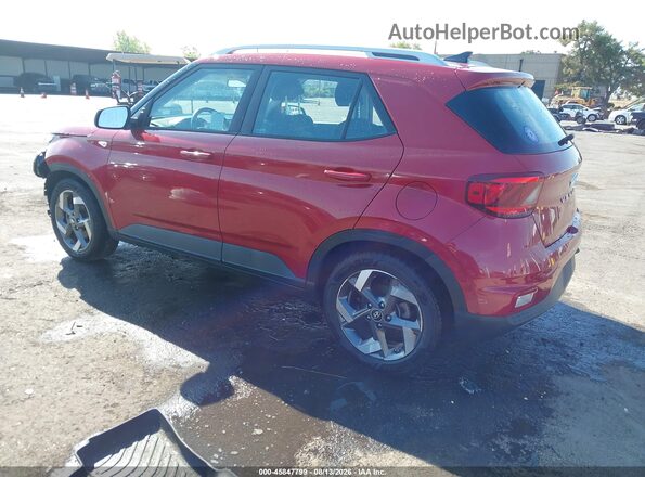 KMHRC8A39MU120301 2021 HYUNDAI VENUE Красный Задняя левая четверть