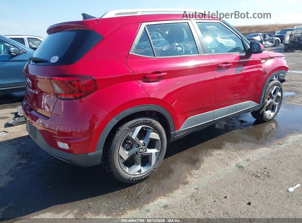 KMHRC8A39MU120301 2021 HYUNDAI VENUE Красный Задняя правая четверть