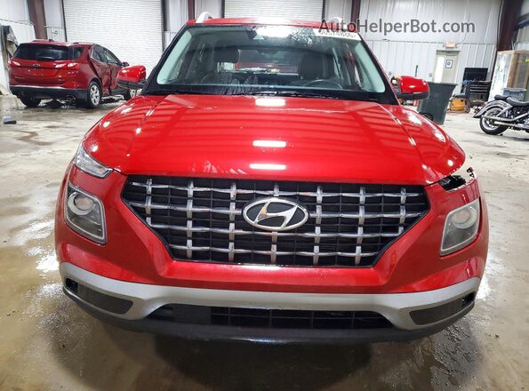 KMHRC8A39NU143871 2022 HYUNDAI VENUE Red Vista del cuadro de instrumentos