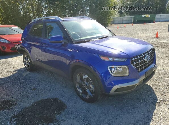 KMHRC8A39PU213288 2023 HYUNDAI VENUE Blue Front right