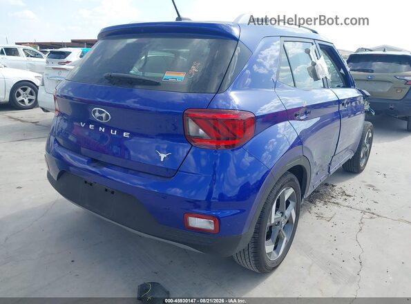 KMHRC8A39RU323132 2024 HYUNDAI VENUE Blue უკანა მარჯვენა