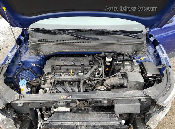 KMHRC8A39SU375611 2025 HYUNDAI VENUE Blue Widok komory silnika