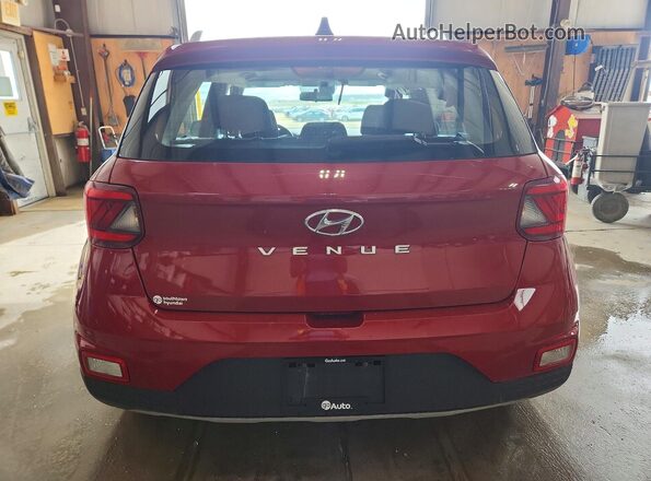 KMHRC8A3XMU095151 2021 HYUNDAI VENUE Red Հետևի տեսք