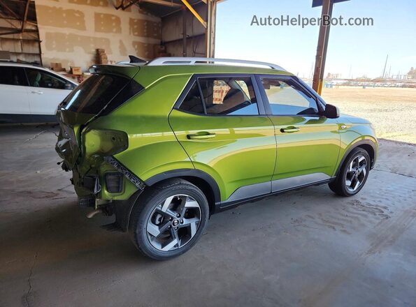 KMHRC8A3XNU178502 2022 HYUNDAI VENUE Green უკანა მარჯვენა