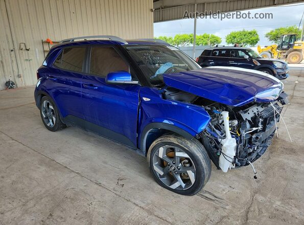 KMHRC8A3XNU203768 2022 HYUNDAI VENUE Blue წინა მარჯვენა