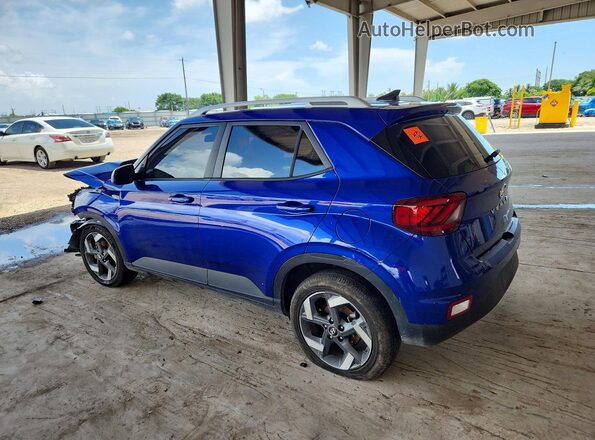 KMHRC8A3XNU203768 2022 HYUNDAI VENUE Blue უკანა მარცხენა
