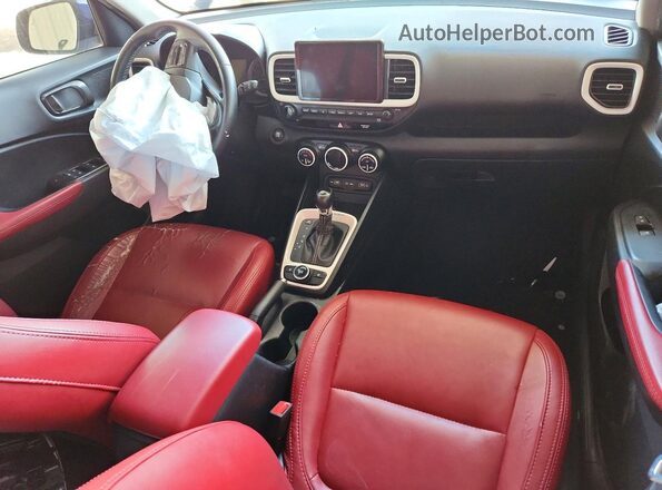 KMHRC8A3XNU203768 2022 HYUNDAI VENUE Blue წინა პანელის ხედი