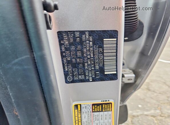 KMHRC8A3XRU306372 2024 HYUNDAI VENUE Silver Vista del compartimento del motor