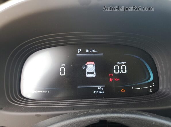 KMHRC8A3XRU315055 2024 HYUNDAI VENUE Gray Vista del cuadro de instrumentos