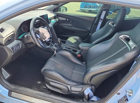 KMHT36AH0MU010775 2021 HYUNDAI VELOSTER Blue წინა სალონის ხედი
