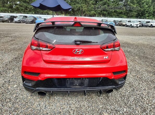 KMHT36AH0NU012043 2022 HYUNDAI VELOSTER Red Widok z tyłu