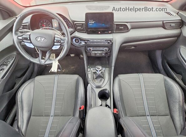 KMHT36AH0NU012043 2022 HYUNDAI VELOSTER Red Widok deski rozdzielczej