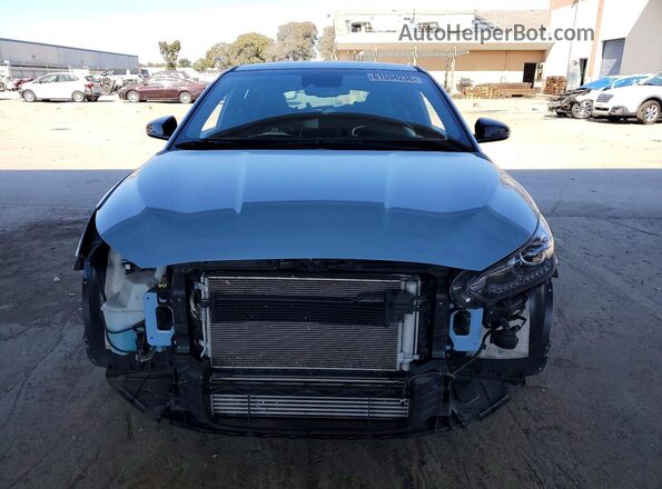 KMHT36AH1NU015596 2022 HYUNDAI VELOSTER Blue Widok z przodu