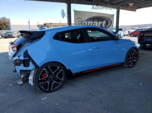 KMHT36AH1NU015596 2022 HYUNDAI VELOSTER Blue Tył prawy