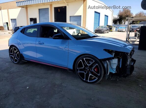 KMHT36AH1NU015596 2022 HYUNDAI VELOSTER Blue Przód prawy