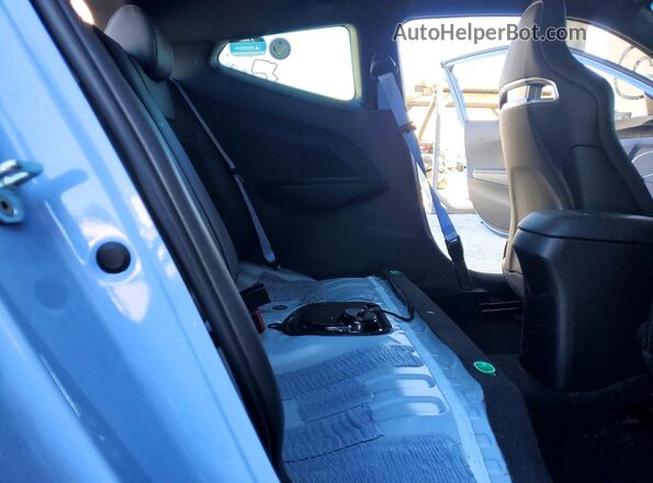 KMHT36AH1NU015596 2022 HYUNDAI VELOSTER Blue Widok tylnych siedzeń