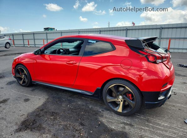 KMHT36AH2LU007780 2020 HYUNDAI VELOSTER Red უკანა მარცხენა