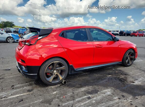 KMHT36AH2LU007780 2020 HYUNDAI VELOSTER Red უკანა მარჯვენა