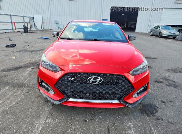 KMHT36AH2LU007780 2020 HYUNDAI VELOSTER Red წინა ხედი