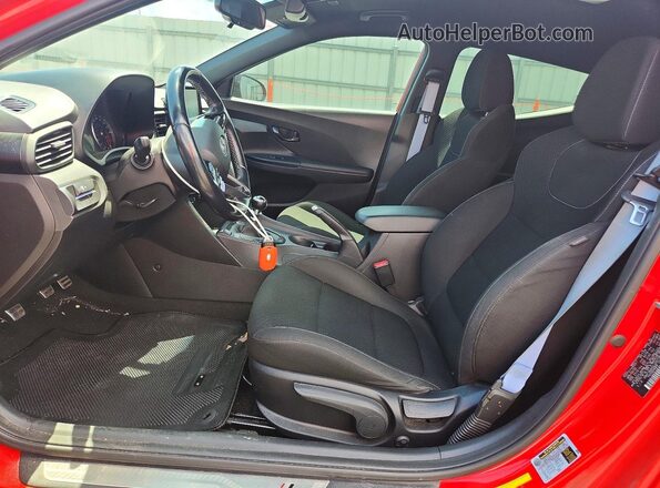 KMHT36AH2LU007780 2020 HYUNDAI VELOSTER Red წინა სალონის ხედი