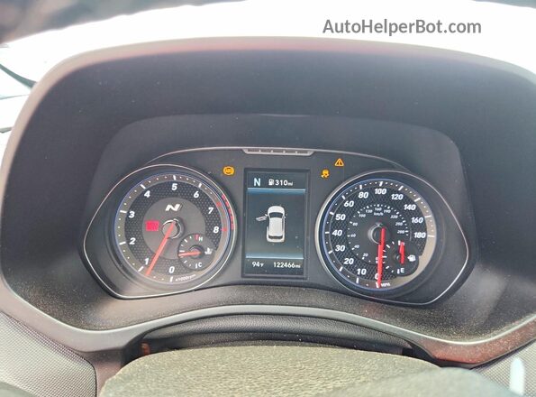 KMHT36AH2LU007780 2020 HYUNDAI VELOSTER Red ხელსაწყოთა პანელის ხედი